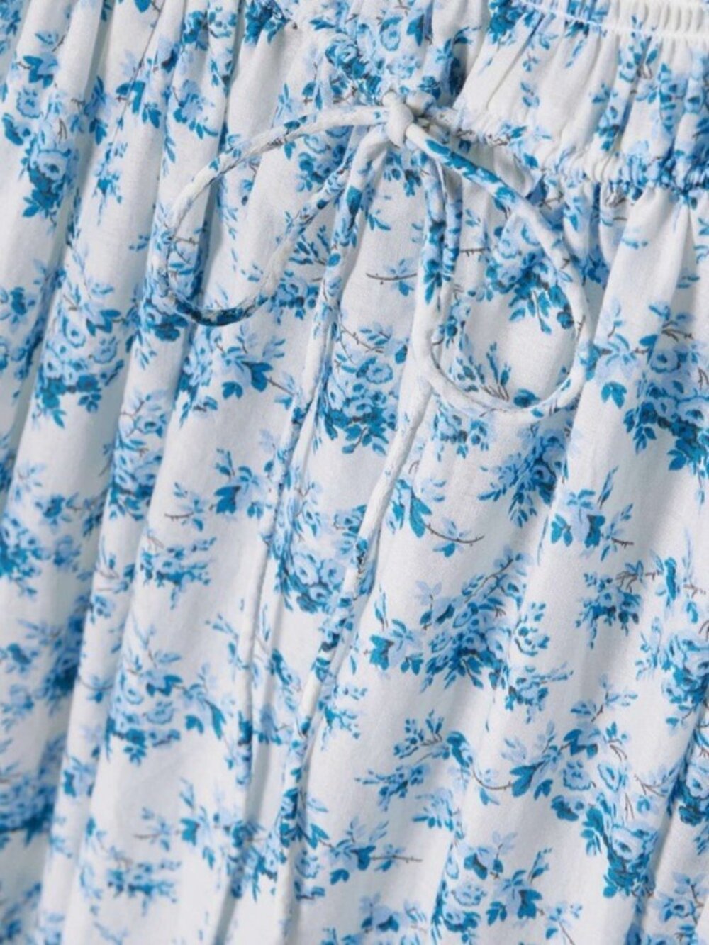 Doen Ashlynn tie-detailed floral-print organic cotton voile midi dress, M - Picture 12 of 13